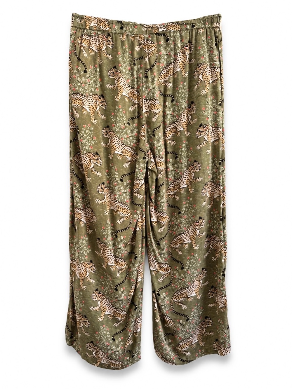 PRINTFRESH BAGHEERA CROPPED PAJAMA PANTS SZ M TALL - Picture 3 of 5